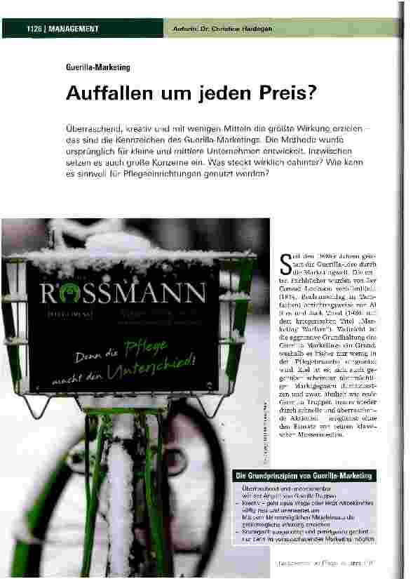 Vorschauseite 1: Auffallen um jeden Preis?