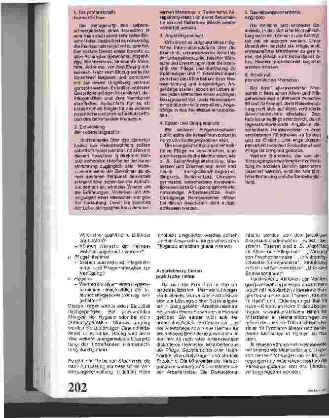Vorschauseite 4: Durchführung des Heimgesetzes
