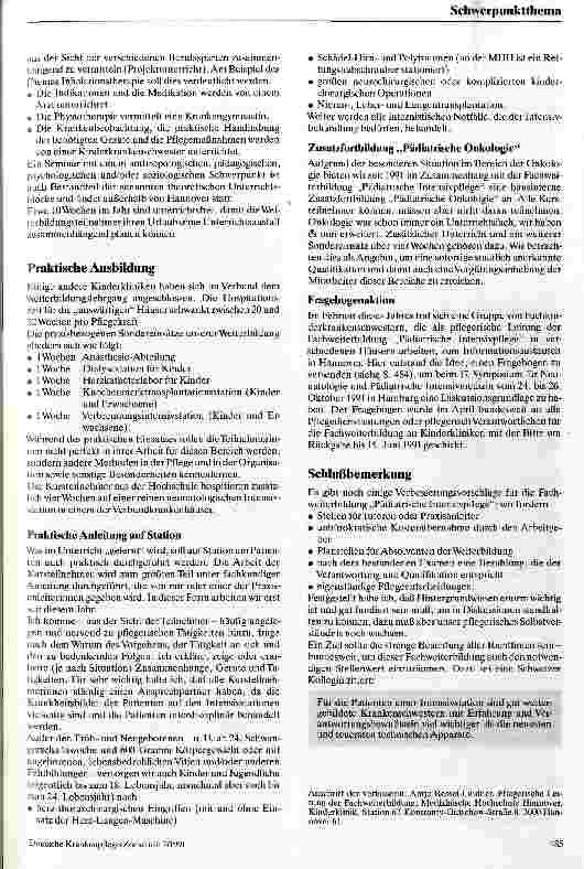 Vorschauseite 3: Fachweiterbildung Pädiatrische Intensivpflege