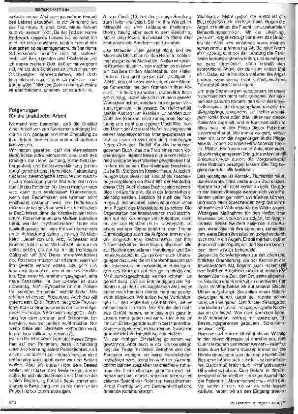 Vorschauseite 5: Auffordenung zu einer humanen Intersivtherapie