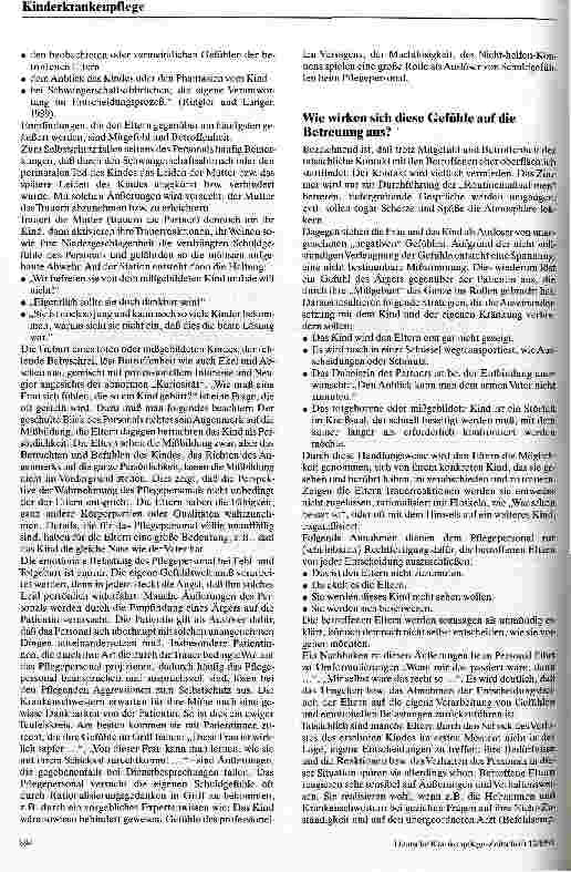 Vorschauseite 2: Fehlgeburt, Totgeburt, genetischer Interruptio Wie kann das Klinikpersonal den Umgang mit Eltern nach Verlust ...