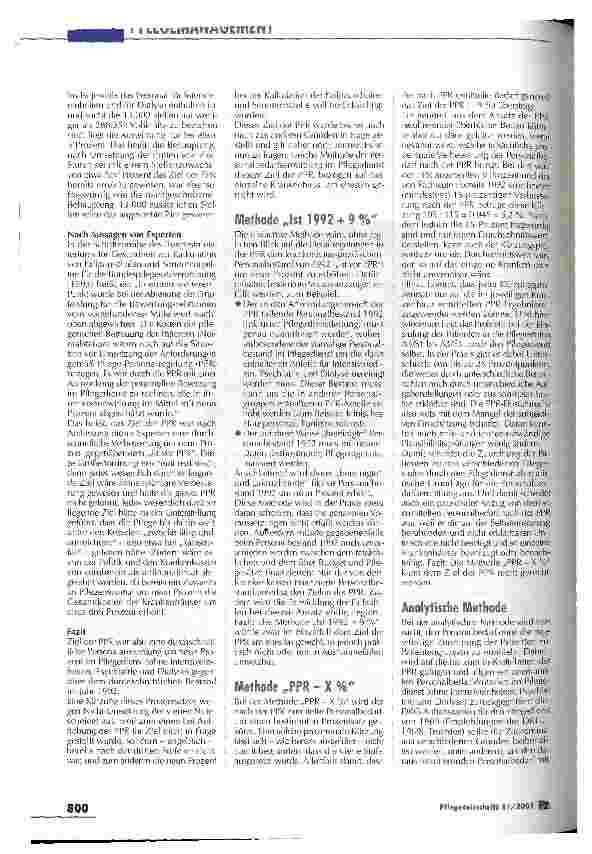 Vorschauseite 2: Zur PPR gibt es keine echte Alternative