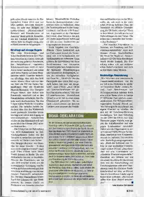 Vorschauseite 2: „Wir brauchen Alternativen zu Patenten