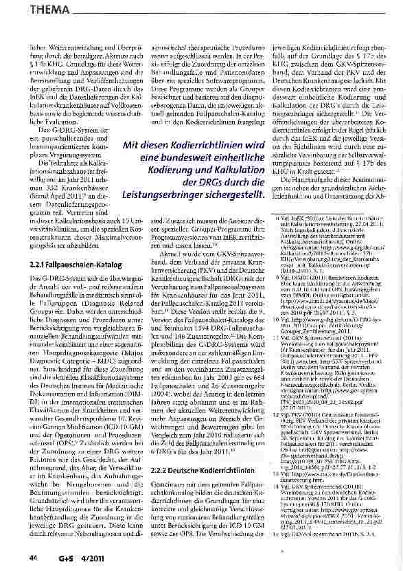Vorschauseite 3: Sicherung der Finanzierbarkeit stationärer Leistungen durch Prüfung der Korrektheit der Abrechnung im Spannungsfeld des G-DRG-Systems