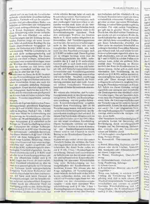 Vorschauseite 4: Krankenhaus und Versicherung