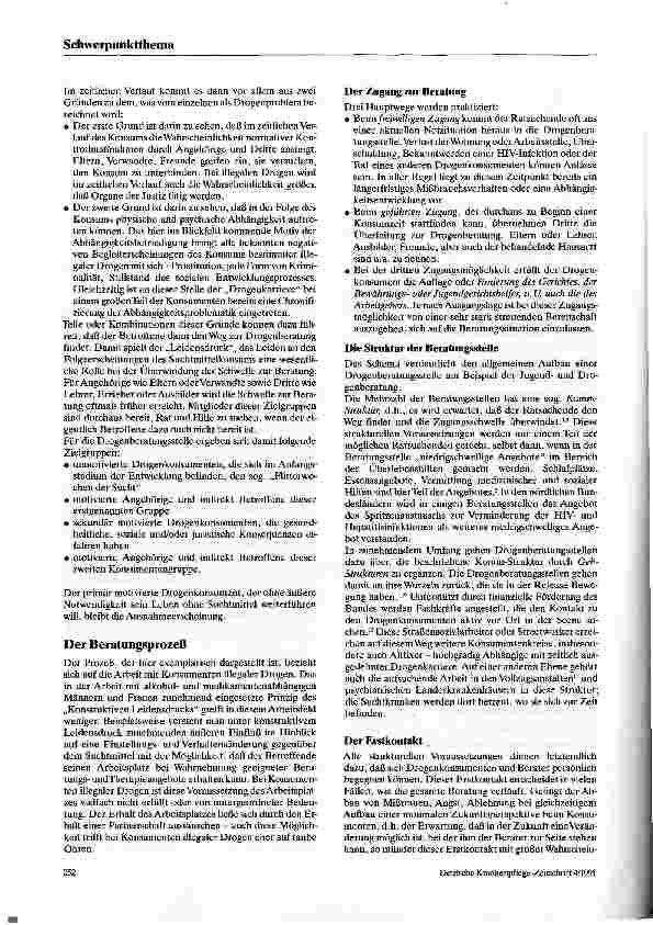 Vorschauseite 3: Möglichkeiten und Grenzen der Arbeit einer Drogenberatungsstelle