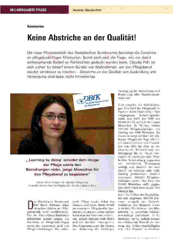 Vorschauseite 1: Keine Abstriche an der Qualität!