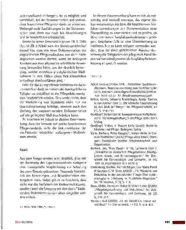 Vorschauseite 6: Haftungsrisiko „Dekubitus -Vermeidung der Inanspruchnahme durch strategische Interventionen