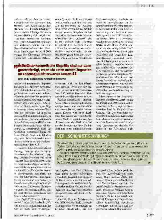 Vorschauseite 4: Schönheit hat ihren Preis