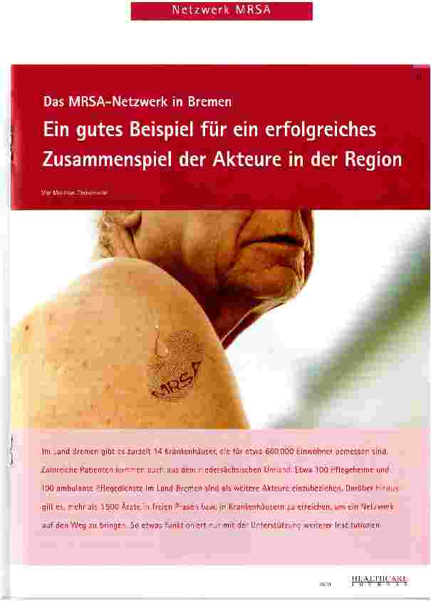 Vorschauseite 1: Ein gutes Beispiel für ein erfolgreiches Zusammenspiel der Akteure in der Region