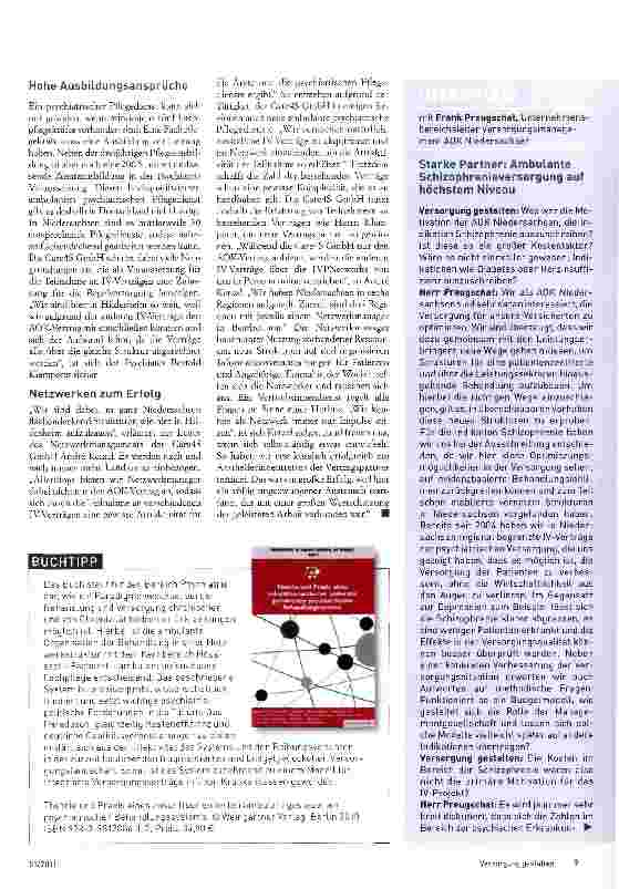 Vorschauseite 4: Industrie und Krankenkasseein Modell der Zukunft?