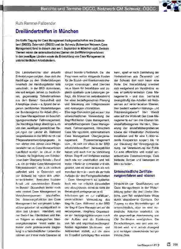 Vorschauseite 1: Dreiländertreffen in München