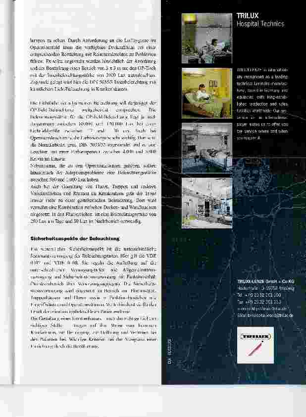 Vorschauseite 2: Aspekte der unterschiedlichen Beleuchtungsmöglichkeiten in Krankenhäusern