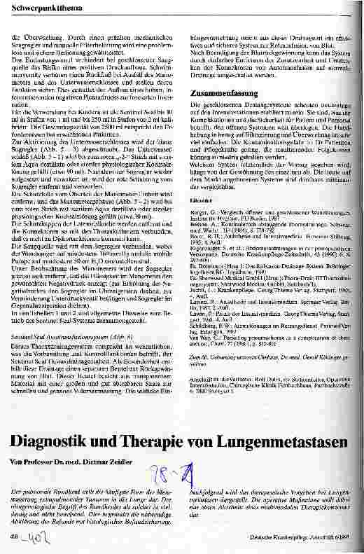 Vorschauseite 5: Thoraxdrainagen - System und Vorbereitung