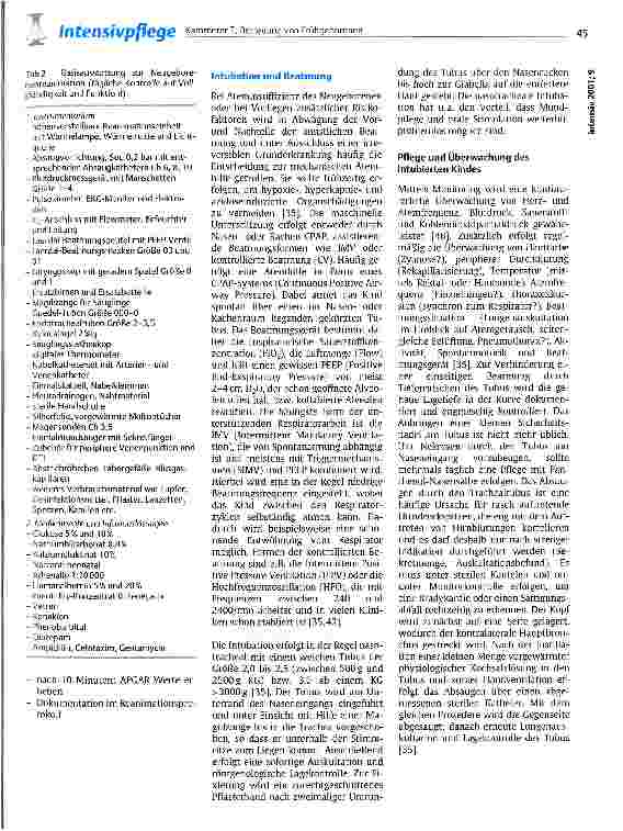 Vorschauseite 4: Betreuung von Frühgeborenen