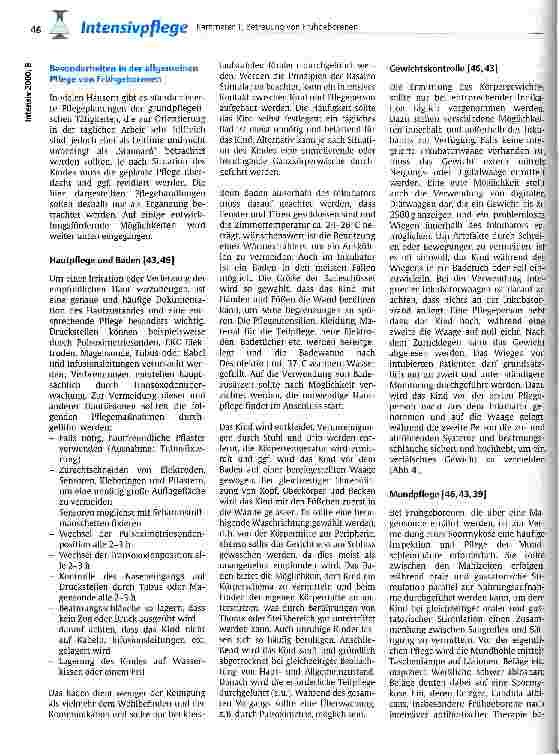 Vorschauseite 5: Betreuung von Frühgeborenen