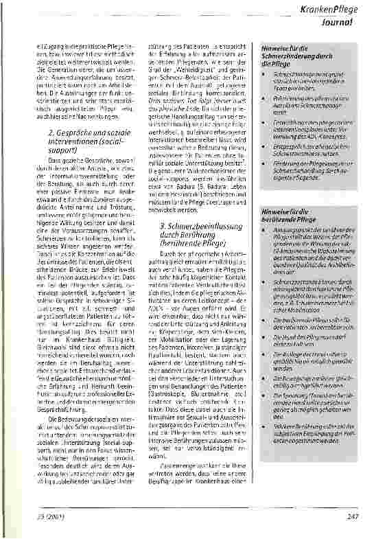Vorschauseite 3: Schmerzen durch Krankenpflege lindern