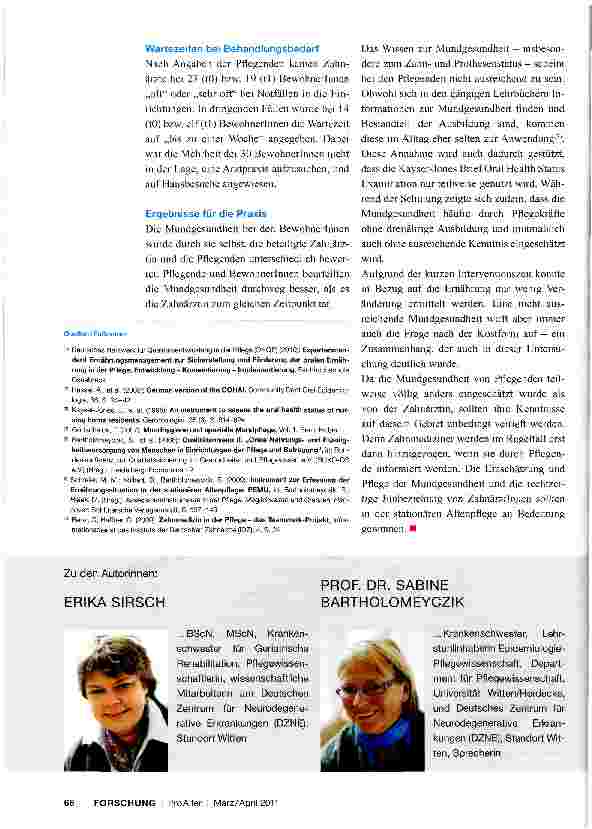 Vorschauseite 5: Mundgesundheit und ihr Einfluss auf die Ernährung