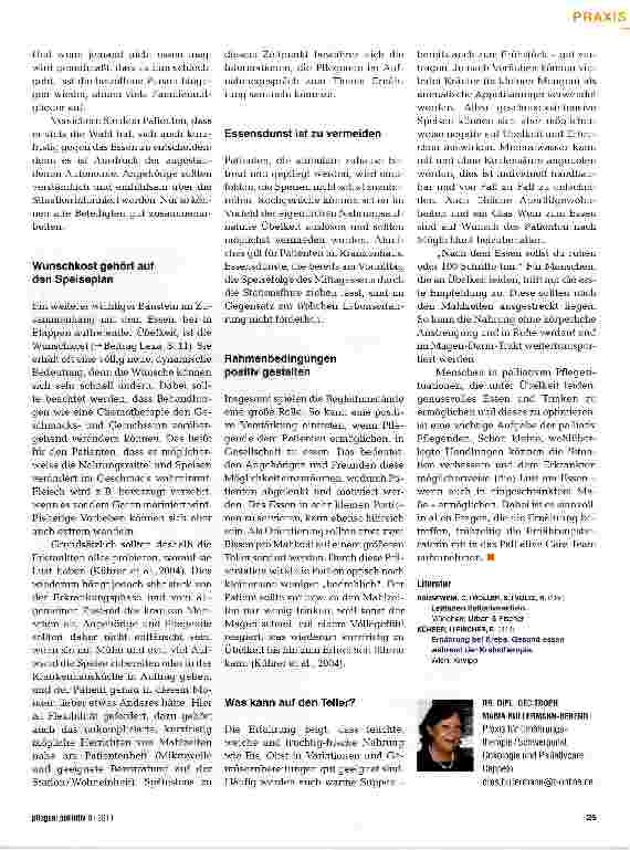 Vorschauseite 3: Essgenuss - auch wenn der Magen rebelliert
