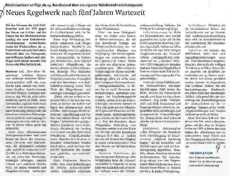 Vorschauseite 1: Neues Regelwerk nach fünf Jahren Wartezeit