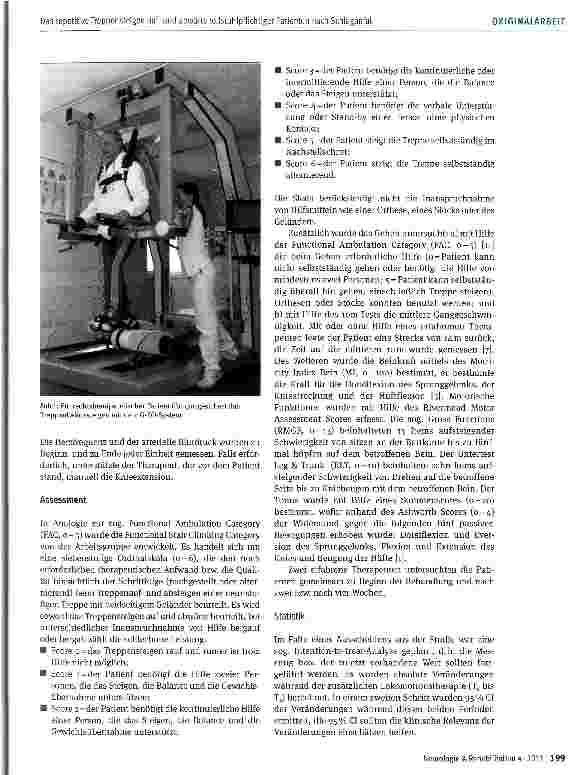 Vorschauseite 3: Das repetitive Treppensteigen aufund abwärts rollstuhlpflichtiger Patienten nach Schlaganfall mit Hilfe eines neu entwickelten Gangroboters