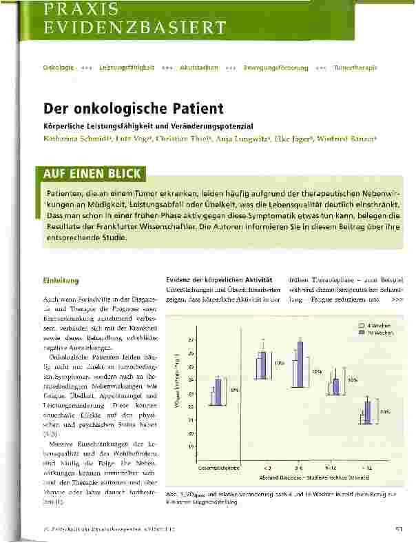 Vorschauseite 1: Der onkologische Patient