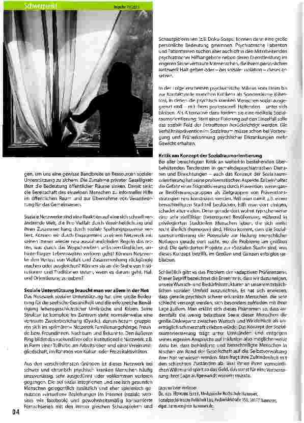Vorschauseite 2: Psychische Gesundheit und soziale Beziehungen