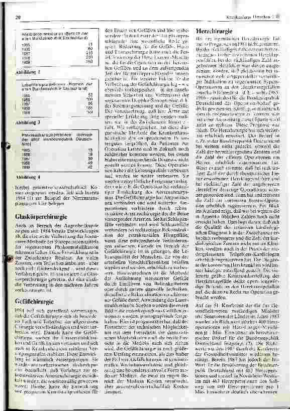 Vorschauseite 4: Die Entwicklung der Medizin in den 90er Jahren des 20. Jahrhunderts Teil I