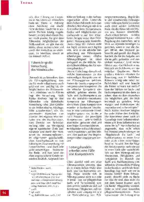 Vorschauseite 3: Das Menschenbild leitender Pflegepersonen