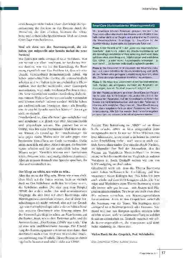 Vorschauseite 4: Neue BeatmungsformenWir müssen wissen, was und warum wir es tun