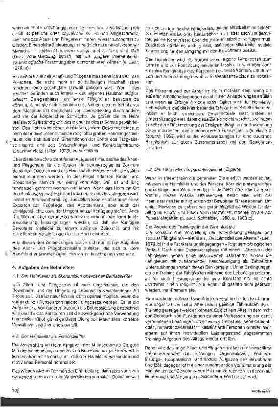 Vorschauseite 2: Das Berufsbild des Heimleiters