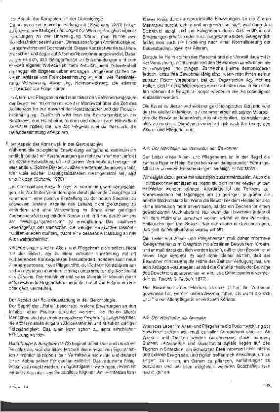 Vorschauseite 3: Das Berufsbild des Heimleiters
