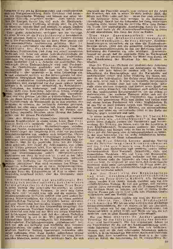 Vorschauseite 3: Bericht über den Lehrgang für leitende Schwestern vom 31. 10-3. 11. 1950 in Berlin