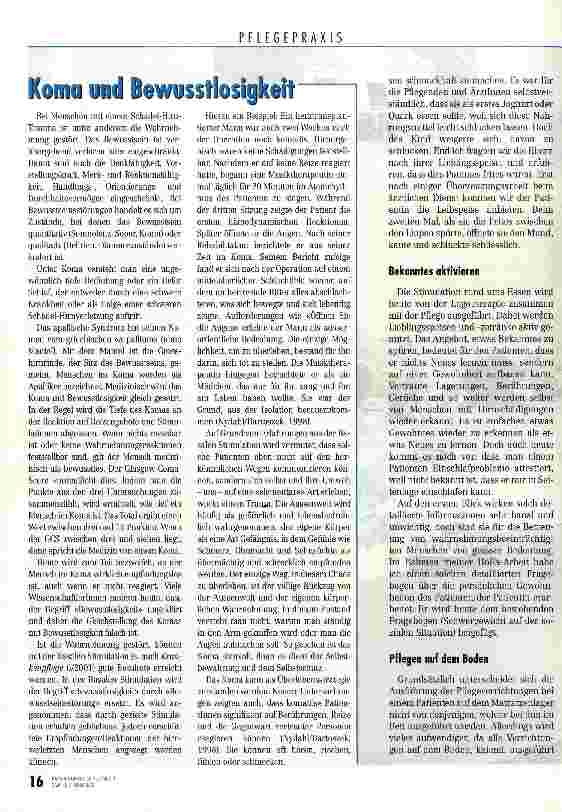 Vorschauseite 3: Pflege auf dem Matratzenlager
