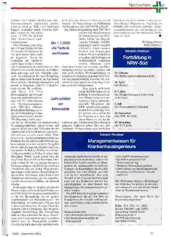 Vorschauseite 2: Servicepakete für die Zukunft