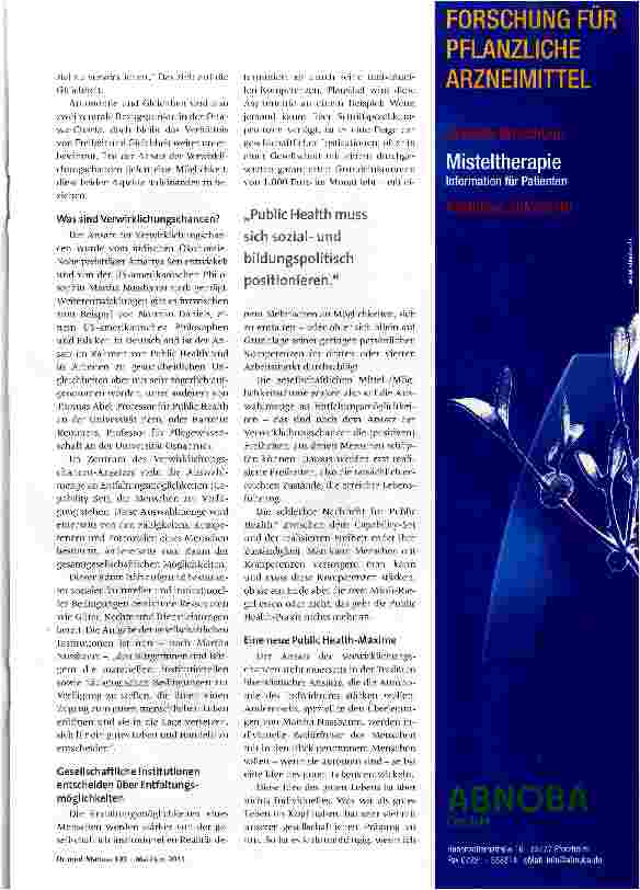 Vorschauseite 3: Public Health und das Verhältnis von Gesundheit und Gesellschaft