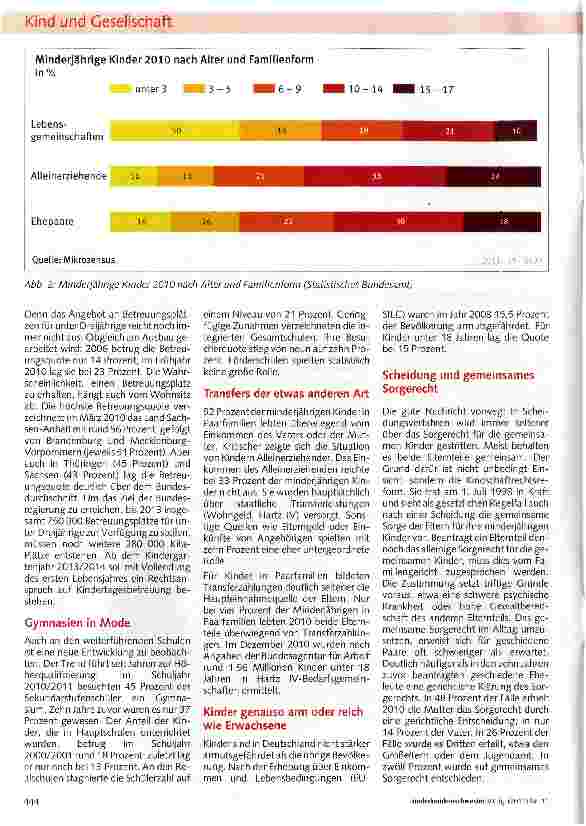 Vorschauseite 2: Kinderarmut in Deutschland
