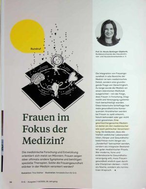 Vorschauseite 1: Frauen im Fokus der Medizin?
