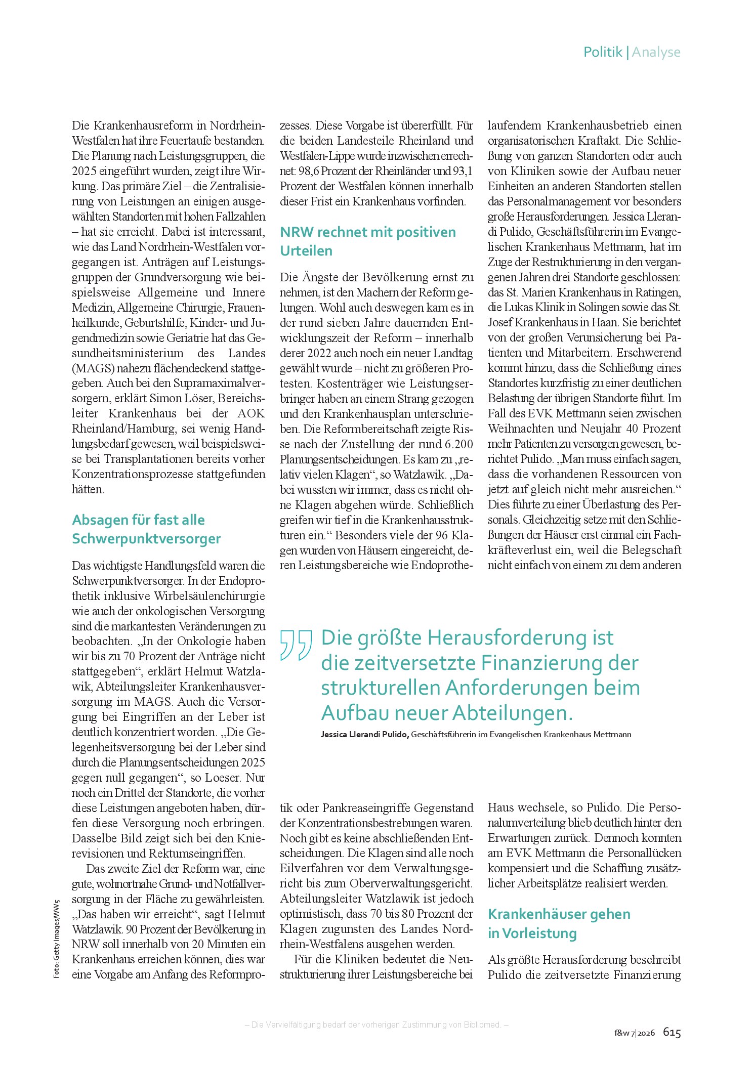 Vorschauseite 2: Die Reform wirkt