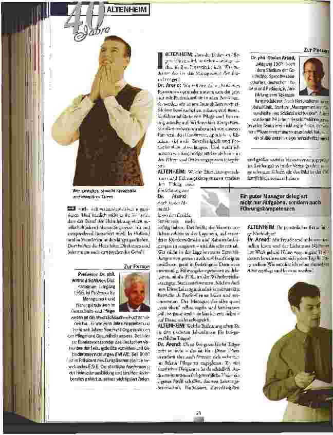 Vorschauseite 2: Neue Strukturen - neue Profile