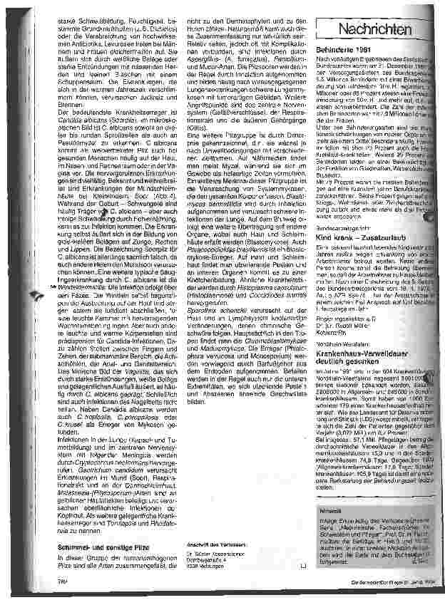 Vorschauseite 3: Grundlagen der Mikrobiologie 10. Folge Pilze (III)