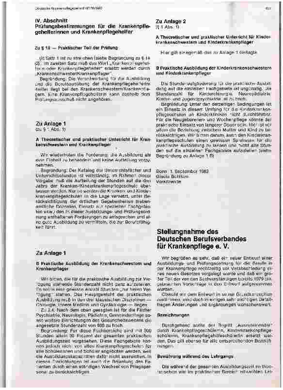 Vorschauseite 3: Diskussion um die Neuordnung der Ausbildung in den Pflegeberufen