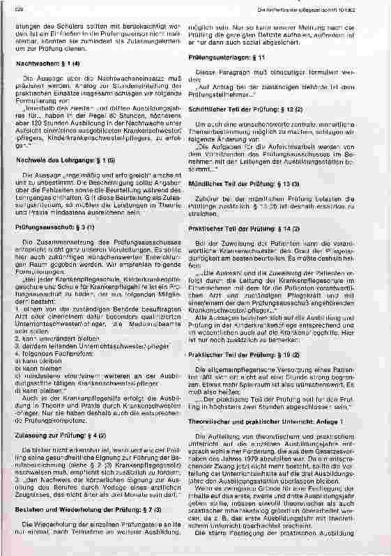 Vorschauseite 4: Diskussion um die Neuordnung der Ausbildung in den Pflegeberufen