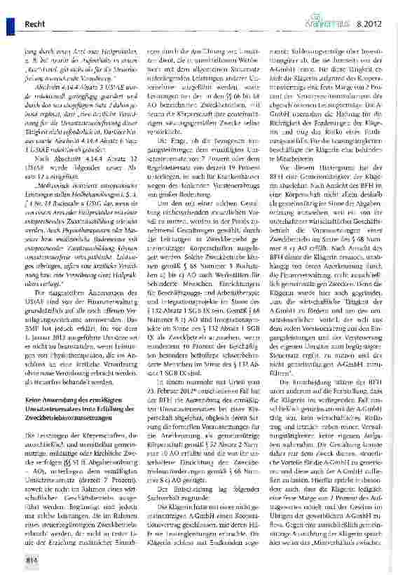 Vorschauseite 2: Aktuelles Umsatzsteuerrecht für Krankenhäuser