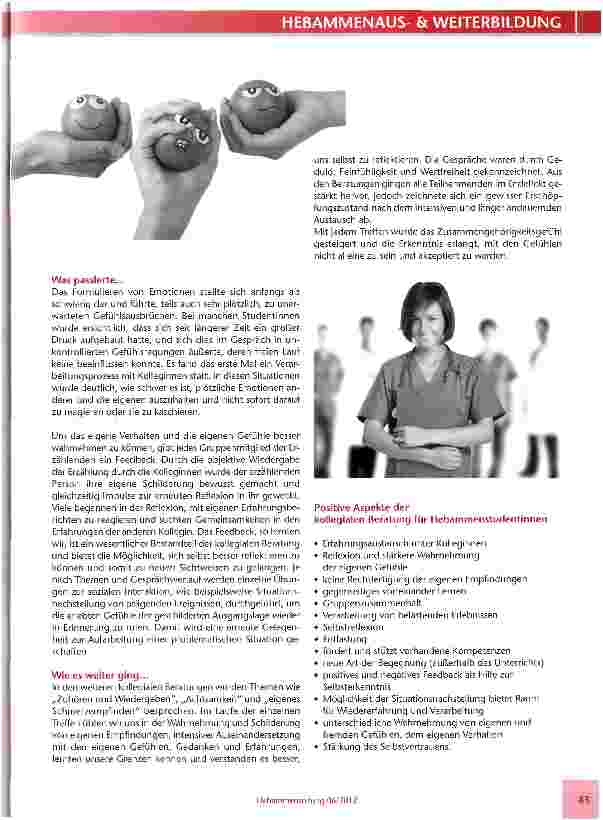 Vorschauseite 2: Entlastung und Selbstreflexion