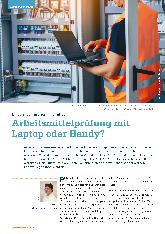 Vorschauseite 1: Arbeitsmittelprüfung mit Laptop oder Handy?