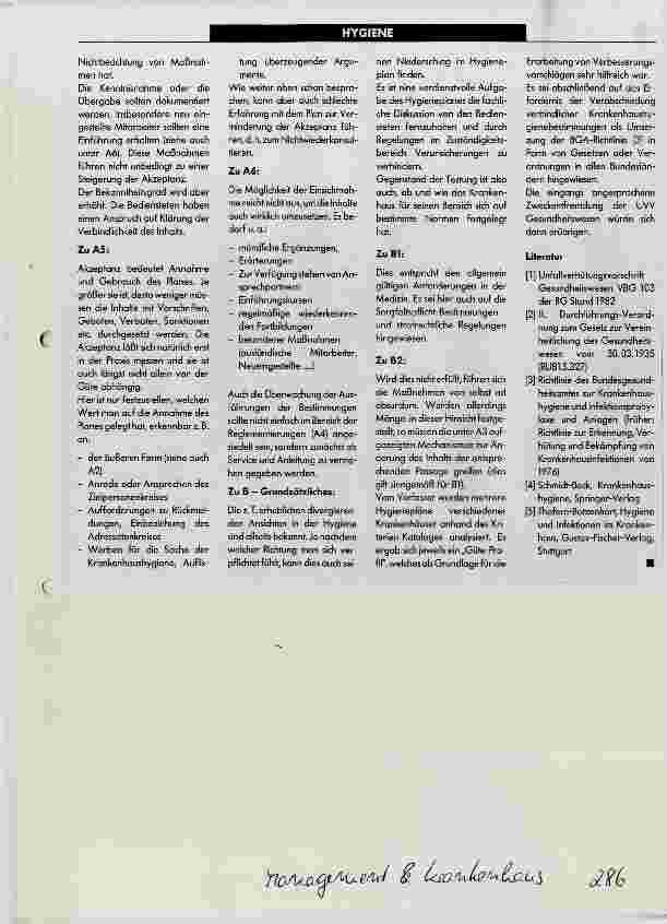 Vorschauseite 3: Kriterienkatalog zur Feststellung des Standards von Hygieneplänen