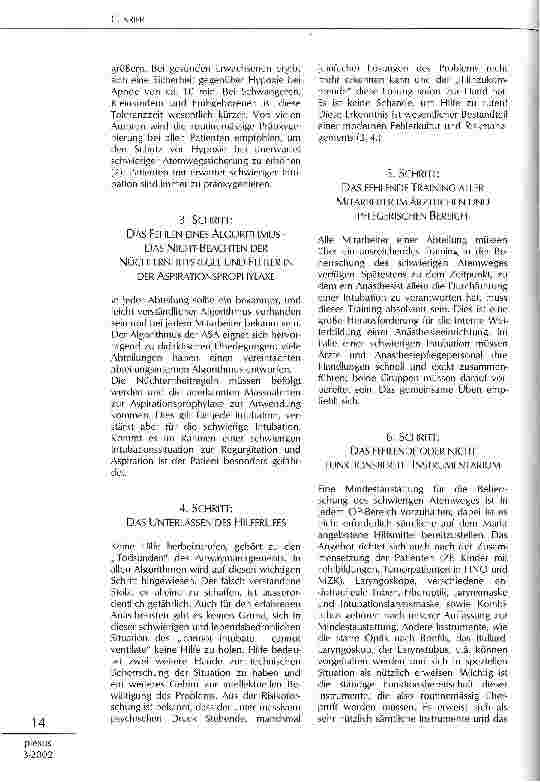 Vorschauseite 2: Zehn Schritte in die Atemwegskatastrophe und wie sie sich vermeiden lassen