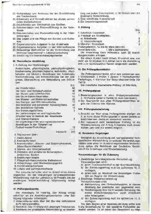 Vorschauseite 2: Weiterbildungsprogramm in der Anästhesie u. Intensivtherapie