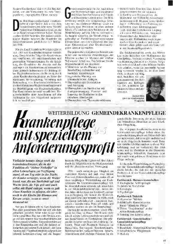 Vorschauseite 2: Krankenhaushygiene gross geschrieben